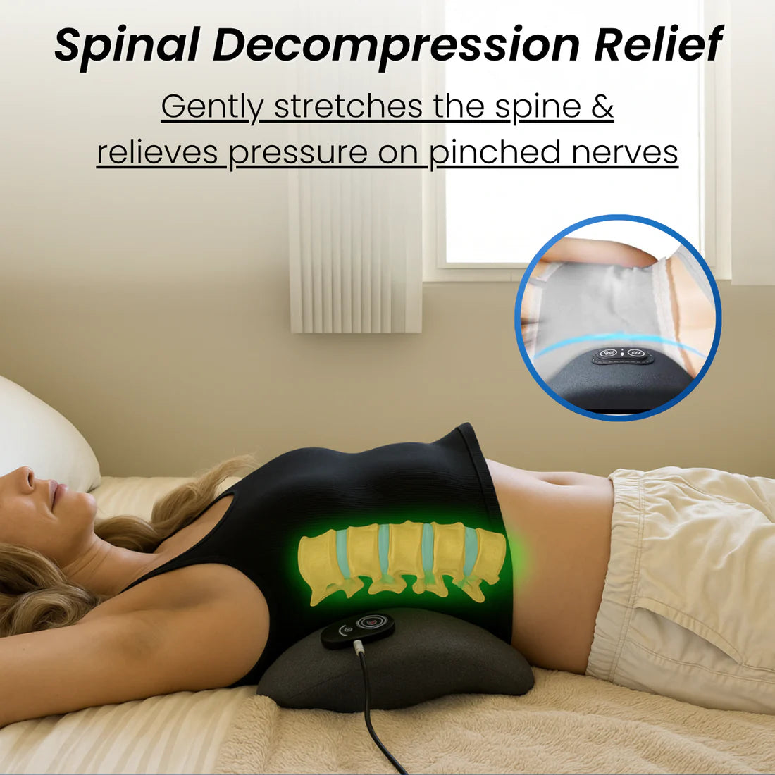 SpinaRelief™ The 3-in-1 Smart Relief Pillow